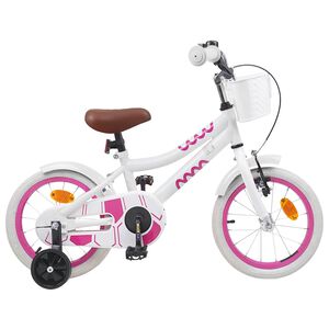 vidaXL Kinderfahrrad 12 Zoll f&uuml;r 2-4 Jahre alt Wei&szlig;