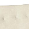 vidaXL Chesterfield Bank Creme 112 x 65,5 x 75 cm Samt