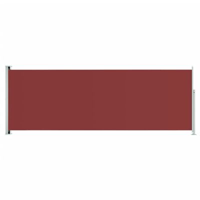 vidaXL Seitenmarkise Ausziehbar 220x600 cm Rot