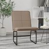 vidaXL Loungesessel Cappuccino-Braun 54x75x76 cm Kunstleder