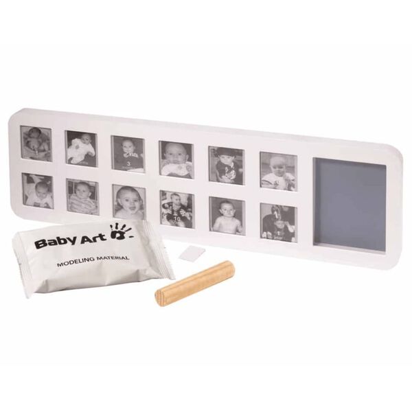 Baby Art My First Year Bilderrahmen Wei&szlig; 34120085