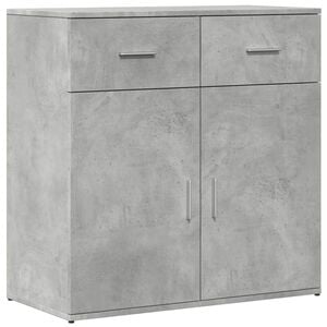 vidaXL Sideboard Betongrau 79x38x80 cm Holzwerkstoff