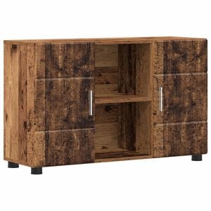 vidaXL Sideboard FLORIN 88,5 x 30,5 x 55,5 cm Altholz Holzwerkstoff