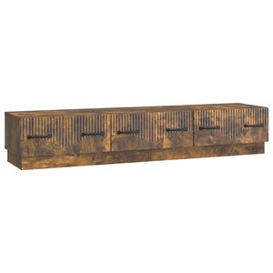 vidaXL TV-Schr&auml;nk Ger&auml;ucherte Eiche 147 x 34,5 x 27 cm Holzwerkstoff