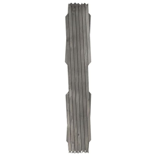 vidaXL Rankzäune 5 Stk. Grau Massivholz Tanne 180x60 cm