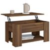 vidaXL Couchtisch Braun Eichen-Optik 79x49x41 cm Holzwerkstoff