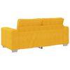 vidaXL Zweisitzer-Sofa Hellgelb 180x77x82 cm Cordstoff