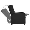 vidaXL Relaxsessel Schwarz Stoff
