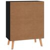 vidaXL Sideboard Schwarz 60x30x72 cm Holzwerkstoff