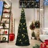 vidaXL Künstlicher Pop-Up-Weihnachtsbaum mit Beleuchtung Grün 180 cm