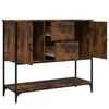 vidaXL Sideboard Räuchereiche 100x36x85 cm Holzwerkstoff