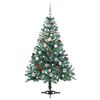 vidaXL K&uuml;nstlicher Weihnachtsbaum Gr&uuml;n 150 cm PVC und Stahl