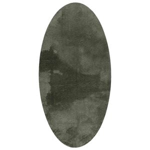 vidaXL Teppich HUARTE Waldgr&uuml;n 100 x 200 cm 100 % Polyester