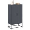 vidaXL Highboard Anthrazit 68,5x38,5x123,5 cm Stahl