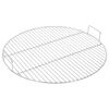 vidaXL Grillrost mit Griffen Rund &Oslash;54 cm 304 Edelstahl
