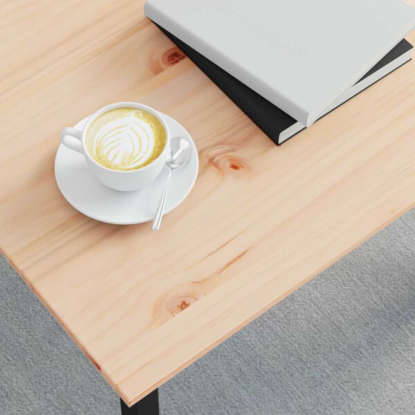 vidaXL Couchtisch Natur 60 x 30 x 36 cm Massives Kiefernholz