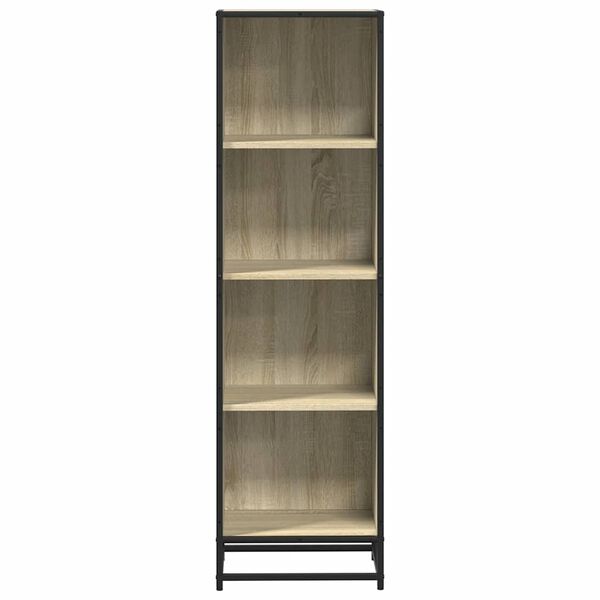 vidaXL B&uuml;cherregal Sonoma-Eiche 40x35x139 cm Holzwerkstoff