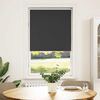 vidaXL Verdunkelungsrollo Schwarz 80x130 cm Stoffbreite 75,7 cm