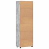 vidaXL Highboard FLORIN Beton Grau 60 x 35 x 182 cm Holzwerkstoff