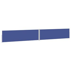 vidaXL Ausziehbare Seitenmarkise 170x1200 cm Blau