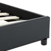 vidaXL Bettgestell Schwarz Kunstleder 100 &times; 200 cm