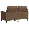 vidaXL 2-Sitzer-Sofa Braun 120 cm Stoff