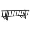 vidaXL Dachschneeschild Schwarz 800 x 29,5 x 34,5 cm Stahl