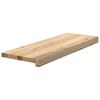 vidaXL Treppenstufen 16 Stk. Unbehandelt 70x25x2 cm Massivholz Eiche