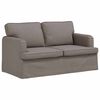 vidaXL Sofa 2 pcs Taupe 144 x 80 x 85 cm Stoff