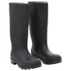vidaXL Gummistiefel Schwarz Gr&ouml;&szlig;e 40 PVC