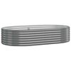 vidaXL Hochbeet Verzinkter Stahl 175x100x36 cm Grau