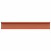 vidaXL Wandregal mit Regal 2 pcs Rot 60 x 9 x 3 cm Holzwerkstoff