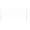 vidaXL Zaun mit Pfosten Silber 0,6 x 25 m Stahl