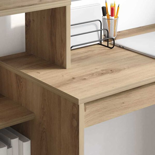 vidaXL Schreibtisch Artisan-Eiche 100 x 40 x 90 cm Holzwerkstoff