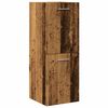 vidaXL Bad-H&auml;ngeschrank Altholz-Optik 30x30x80 cm Holzwerkstoff