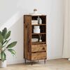vidaXL Highboard mit Schubladen Altholz 40 x 36 x 110 cm Holzwerkstoff