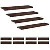 vidaXL Treppenstufen 12 stk. 120 x 25 x 2 cm Dunkelbraun
