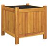 vidaXL Pflanzk&uuml;bel mit Einlage 42x42x40 cm Massivholz Akazie