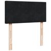 vidaXL Boxspringbett mit Matratze Schwarz 80x200 cm Samt
