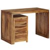 vidaXL Schreibtisch Massivholz Akazie 110&times;50&times;76 cm