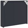 vidaXL Spiegelschrank mit LED-Beleuchtung Grau 60x13x52 cm