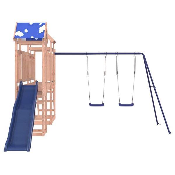 vidaXL Spielturm Massivholz Douglasie