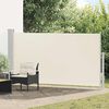 vidaXL Ausziehbare Seitenmarkise 170&times;300 cm Creme
