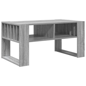 vidaXL Couchtisch Graues Sonoma 92 x 49,5 x 45 cm Holzwerkstoff