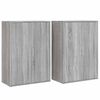 vidaXL Sideboards 2 Stk. Grau Sonoma 60x31x84 cm Holzwerkstoff