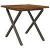 vidaXL Live Edge Esstisch 60 x 55 x 75 cm Massivholz Akazie