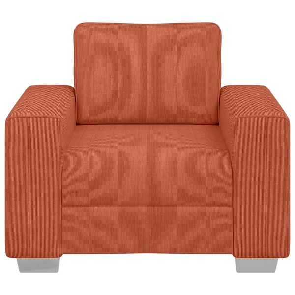 vidaXL Sessel Rot Orange 100x77x82 cm Cordstoff