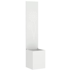 vidaXL Garten Sichtschutz-Leinwand Wei&szlig; 32 x 150 cm