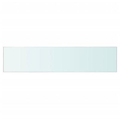 vidaXL Regalboden Glas Transparent 60 cm x 12 cm