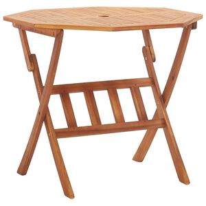 vidaXL Gartentisch Klappbar 90x75 cm Massivholz Akazie